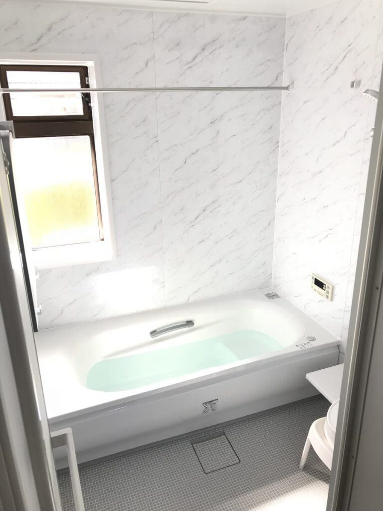 鈴与ホームパルの浴室リフォーム施工事例