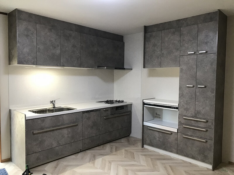 鈴与ホームパルのキッチンリフォーム施工事例