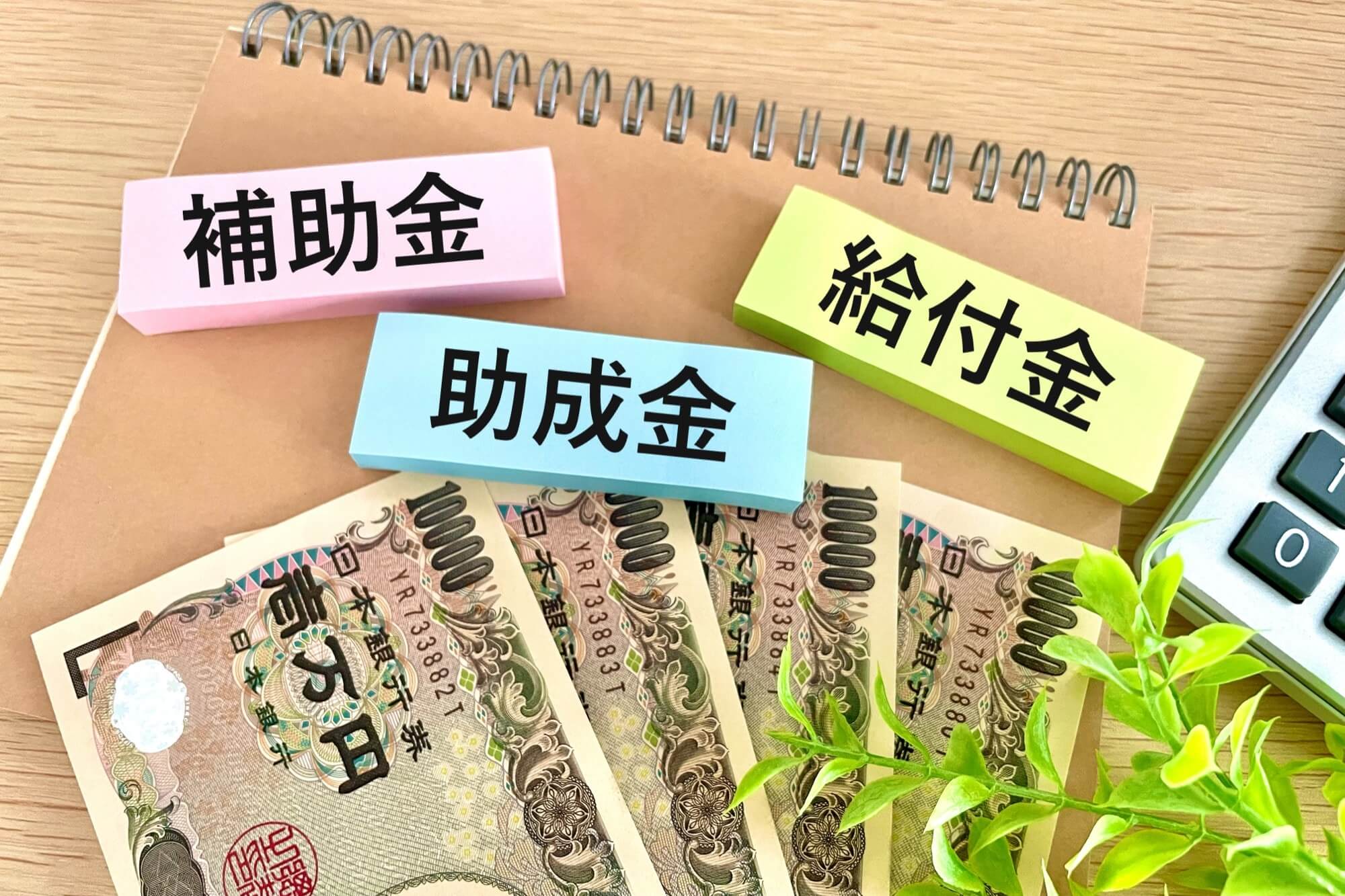 助成金・給付金・補助金のイメージ