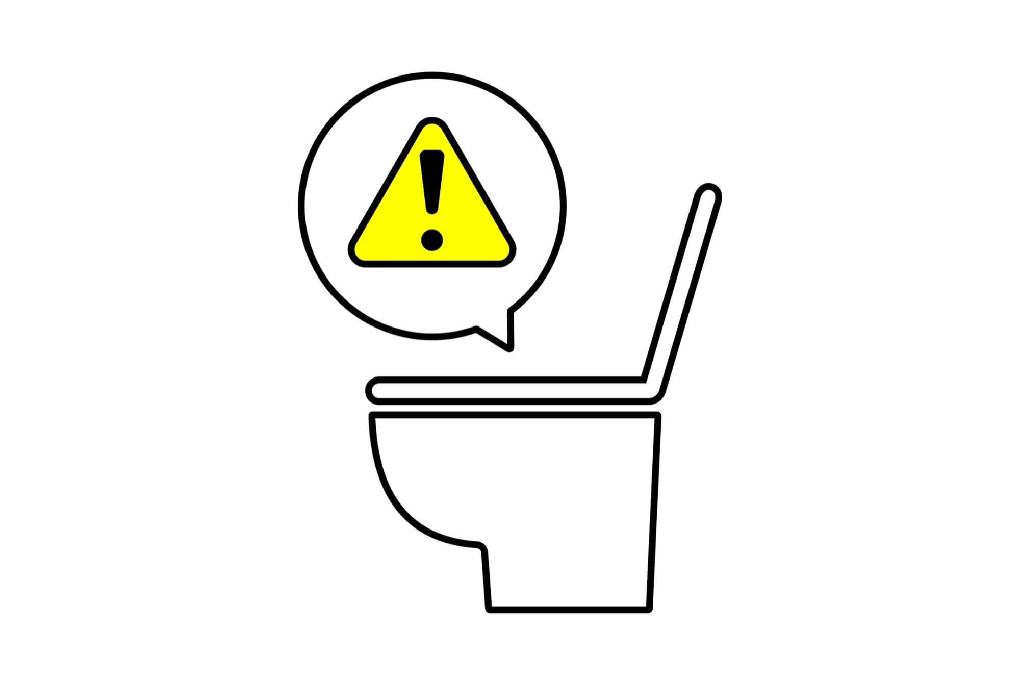 トイレの不具合のイメージ
