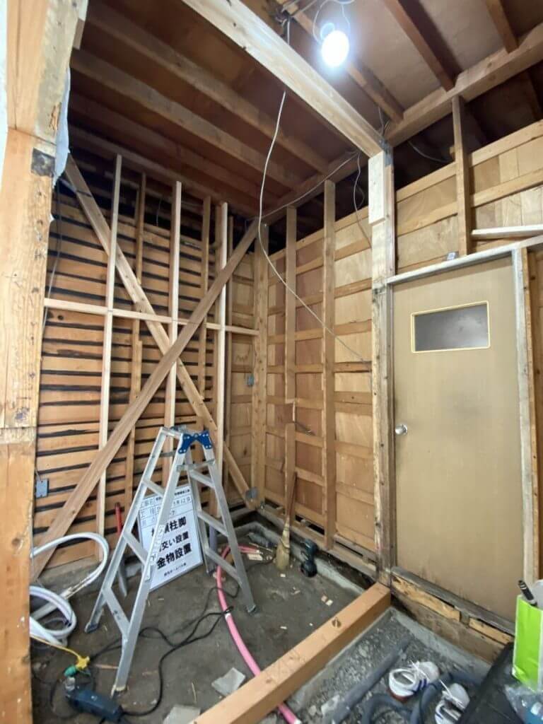 鈴与ホームパルの耐震補強リフォームの施工事例